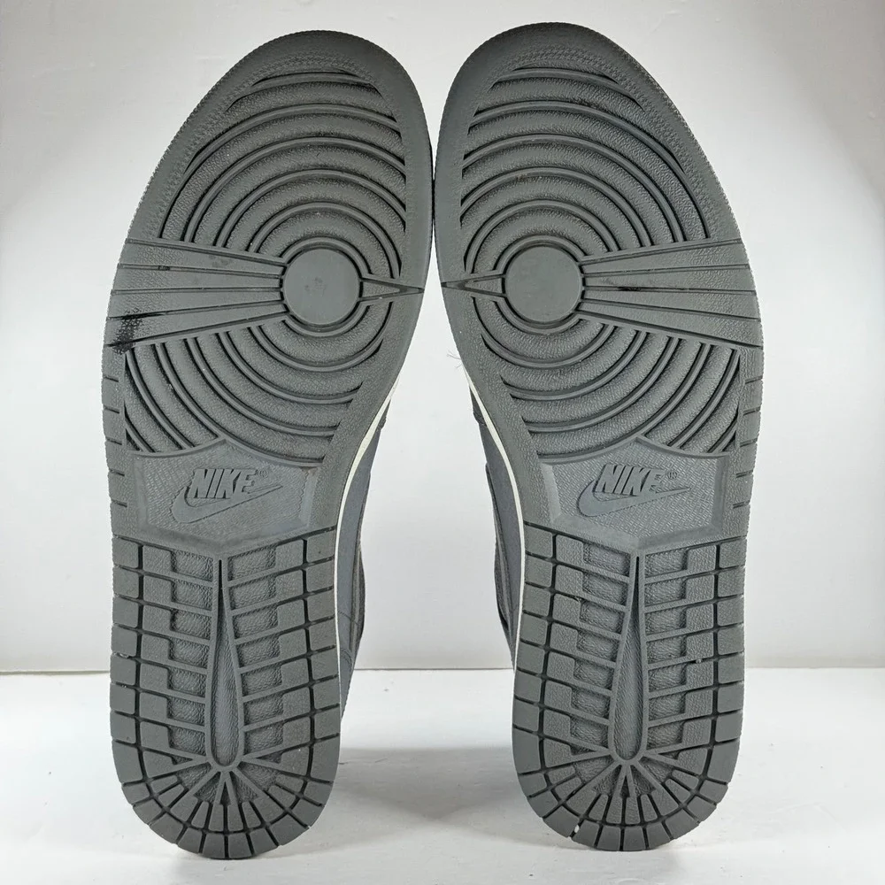 Nike Air‎ Jordan 1 Mid Cool Grey White 554724-022 Mens Size 12 Basketball Shoes